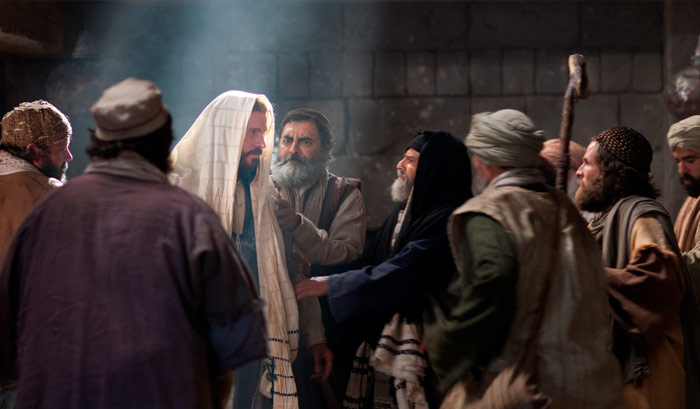 Jesús en la sinagoga