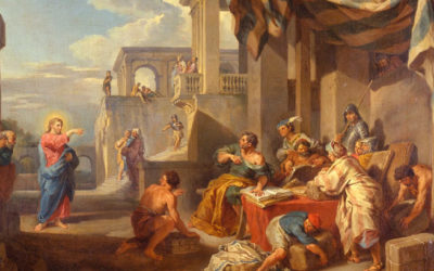 Él se levantó y lo siguió