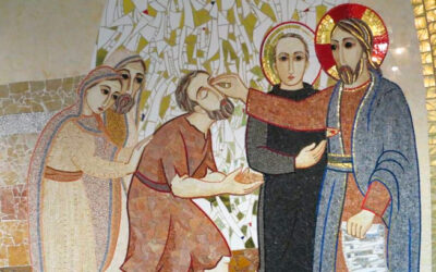 Jesús le volvió a imponer las manos en los ojos y el hombre comenzó a ver