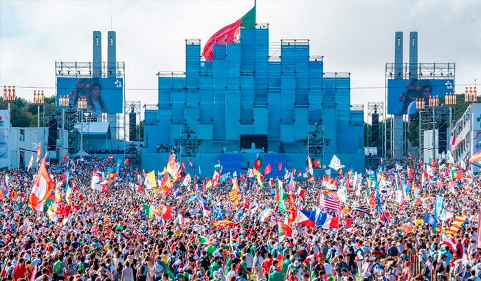 JMJ Lisboa 2023: Emotiva misa de apertura reúne a peregrinos de todo el mundo en el parque Eduardo VII